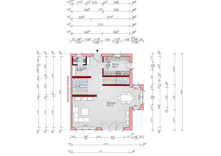 Erdgeschoss Grundriss