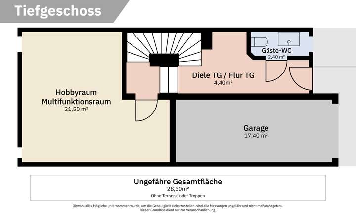 Grundriss  Tiefgeschoss