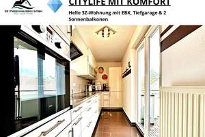 CITYLIFE MIT KOMFORT – Helle 3Z-Wohnung mit EBK, Tiefgarage & 2 Sonnenbalkonen – Die vollständige Adresse der Immobilie erhältst du vom Anbieter., 70435 Zuffenhausen-Mitte, Stuttgart – Vorschaubild 1