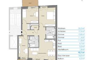 4-Zimmer-Neubauwohnung an der Kieler Hörn – Die vollständige Adresse der Immobilie erhältst du vom Anbieter., 24143 Gaarden-Ost, Kiel – Vorschaubild 9