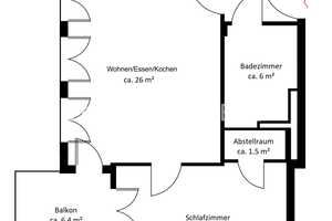 Lichtdurchflutete 2-Zimmer-Neubauwohnung (3 Jahre befristet) – München – Vorschaubild 9