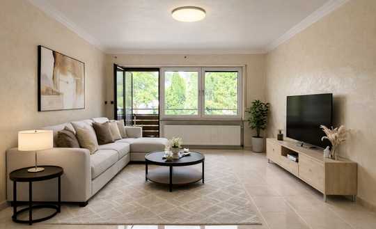 MA - RHEINAU // Bezugsfreie 4-Zimmer-Wohnung mit Balkon und KFZ-Stellplatz in 4-Familien-Haus