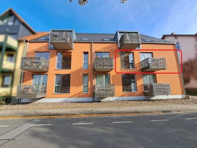 #reserviert# 50 m bis zur Müritz! – wertig ausgestattete 2-Raumwohnung mit Müritzblick, Südbalkon un
