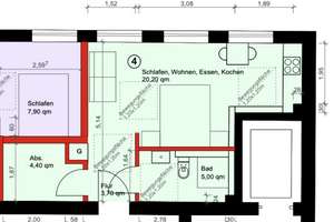 moderne 1-Zimmer Wohnung (4/4) am Willy-Brandt-Platz – Herforder Straße 26, 33609 Mitte, Bielefeld – Vorschaubild 8