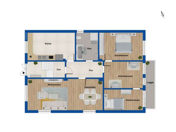 Grundriss Erdgeschoss