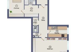 Großzügige 2-Zimmer-Wohnung in zentraler Lage von Otmarschen (vermietet) – Die vollständige Adresse der Immobilie erhältst du vom Anbieter., 22605 Othmarschen, Hamburg – Vorschaubild 16