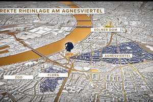Luxus-Neubau/Erstbezug, direkt am Agnesviertel, 150 m zum Rhein - 2 Zi-WG, EBK,  74 qm – Worringer Str. 9, 50668 Neustadt/Nord, Köln – Vorschaubild 4