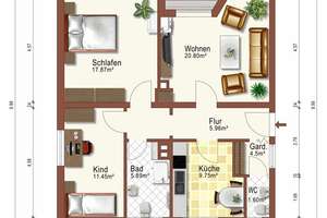 Sonnige und ruhige 3-Zi.-Wohnung mit Balkon – Die vollständige Adresse der Immobilie erhältst du vom Anbieter., 89077 Weststadt, Ulm – Vorschaubild 8