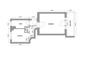 Sanierte 1-Zimmer-Wohnung mit Balkon am Ku’damm, Halensee – Die vollständige Adresse der Immobilie erhältst du vom Anbieter., 10711 Halensee, Berlin – Vorschaubild 15
