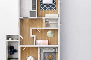Wohnen im Grünen: 4-Zimmer-Wohnung leerstehend mit attraktiven Extras – Die vollständige Adresse der Immobilie erhältst du vom Anbieter., 50997 Rondorf, Köln – Vorschaubild 7