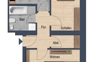 Bezugsfreie 2-Zimmer-Wohnung in begehrter Lage | Waldstraßenviertel | Südbalkon – Die vollständige Adresse der Immobilie erhältst du vom Anbieter., 4105 Zentrum-Nordwest, Leipzig – Vorschaubild 2