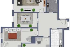 Großzügige sanierte 4-Zimmer-Wohnung in begehrter Innenstadtlage – Die vollständige Adresse der Immobilie erhältst du vom Anbieter., 38102 Östliches Ringgebiet, Braunschweig – Vorschaubild 16