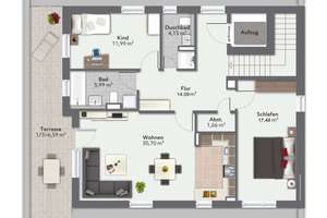 Exklusives Penthouse mit Dachterrasse! – Die vollständige Adresse der Immobilie erhältst du vom Anbieter., 85567 Grafing bei München – Vorschaubild 10