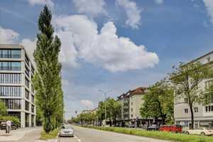 Stilvoll möbliertes, geräumiges 1-Zimmer-Apartment mit EBK und Balkon in Schwabing, München – Leopoldstr. 204, 80804 München – Vorschaubild 19