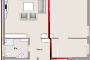 2-Zimmer-Wohnung mit Balkon in Langen