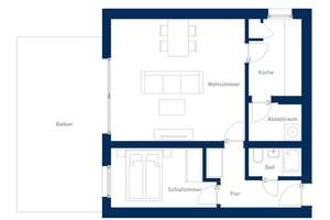 Helle und sanierte 2-Zimmer Souterrain-Wohnung mit großer Terrasse – Die vollständige Adresse der Immobilie erhältst du vom Anbieter., 42281 Barmen, Wuppertal – Vorschaubild 17