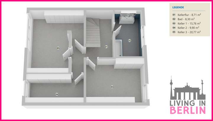 Grundriss Untergeschoss