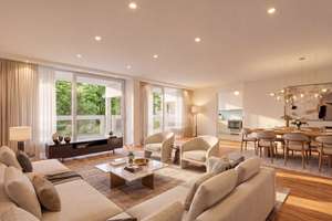 Exzellente und ruhige Lage, stilvolle Nachbarschaft: Großzügige 3-Zimmer-Wohnung mit Loggia – Die vollständige Adresse der Immobilie erhältst du vom Anbieter., 81679 Herzogpark, München – Vorschaubild 2