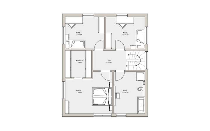 Grundriss Dachgeschoss