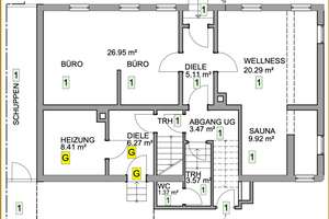 Modernisierte Jugendstilvilla mit Apartment, Büro und Wellness – sofort bezugsfertig – Die vollständige Adresse der Immobilie erhältst du vom Anbieter., 74363 Güglingen – Vorschaubild 40