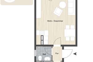 Neuwertige 2-Zimmer-Wohnung in Braunschweig mit Terrasse! Meine Wohnung = Mein Partner! – Die vollständige Adresse der Immobilie erhältst du vom Anbieter., 38100 Innenstadt, Braunschweig – Vorschaubild 16