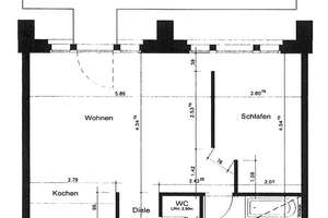 Attraktive Loftwohnung in der Nähe vom Bunten Garten mit Einbauküche, Balkon und PKW-Stellplatz
 – Die vollständige Adresse der Immobilie erhältst du vom Anbieter., 41061 Gladbach, Mönchengladbach – Vorschaubild 14