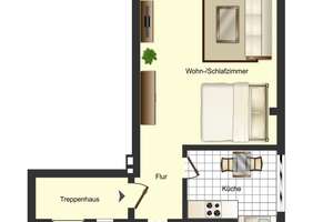 Volksdorf: großes Apartment mit Balkon u. Weitblick - U-Bahn fußläufig – Die vollständige Adresse der Immobilie erhältst du vom Anbieter., 22359 Volksdorf, Hamburg – Vorschaubild 10