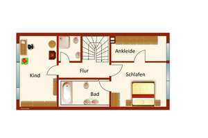 Wohnen & Arbeiten perfekt vereint – gepflegtes Reihenhaus in Düsseldorf-Unterbach – 40627 Unterbach, Düsseldorf – Vorschaubild 16