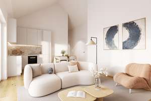 Wohnen mit Lebensqualität in Wersten 3-Zimmer Dachgeschoss Neubauwohnung mit Loggia – Kölner Landstraße 300, 40591 Wersten, Düsseldorf – Vorschaubild 2