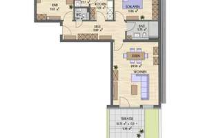Wohnung 1 (3 ZKB) – Bahnhofstraße 52, 56068 Mitte, Koblenz – Vorschaubild 4