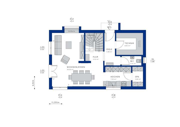 Grundriss EG