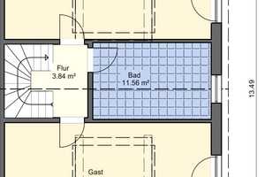 NEUBAU DHH mit 533qm Grundstück, Massivbau. Ruhige, charmante Villengegend Gartenstadt-Trudering – München – Vorschaubild 4