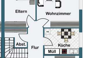 Großzügige Maisonette-Wohnung mit sonniger Dachterrasse - Provisionsfrei !! – Gustav-Beckmann-Weg 22, 49076 Atter, Osnabrück – Vorschaubild 12