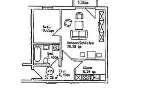 Helle 2-Raum-Wohnung mit Einbauküche in Stadtfeld-Ost – Maxim-Gorki-Straße 21, 39108 Stadtfeld Ost, Magdeburg – Vorschaubild 11
