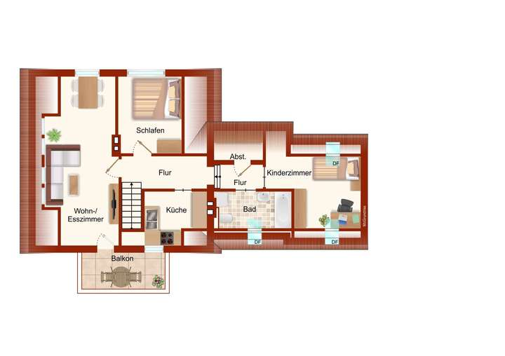 Grundriss DG nicht massstäblic