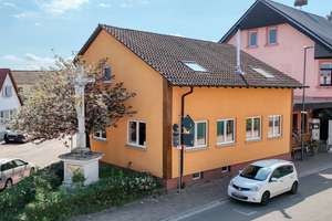 Rheinzabern: Gewerbeeinheit im EG, vermietete Wohnung im DG, kein Garten – Römerbadstraße 2A, 76764 Rheinzabern – Vorschaubild 1