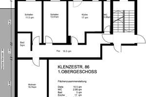 Kernsanierte 3.5 Zimmer Altbauwohnung mit Balkon - Erstbezug – Klenzestraße 86, 80469 Glockenbach, München – Vorschaubild 9