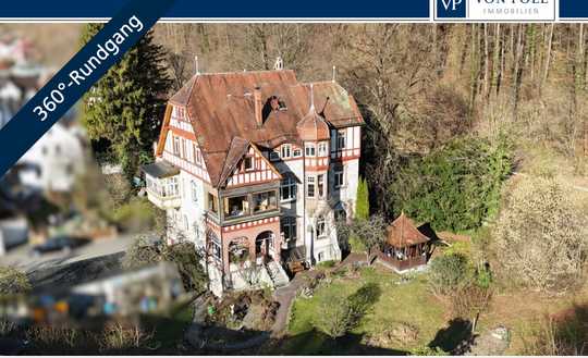 Historische Tuffsteinvilla von Architekt Manz – repräsentativ und flexibel nutzbar