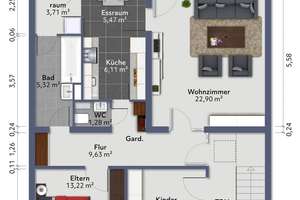 Reihen-Endhaus mit Top-Lage Eschberg, zwei Wohneinheiten und Panoramablick über Saarbrücken – Die vollständige Adresse der Immobilie erhältst du vom Anbieter., 66121 Eschberg, Saarbrücken – Vorschaubild 12
