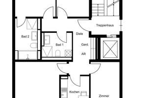 Großzügige 4-Zimmer-Wohnung mit 2 Balkonen – Die vollständige Adresse der Immobilie erhältst du vom Anbieter., 40547 Oberkassel, Düsseldorf – Vorschaubild 18