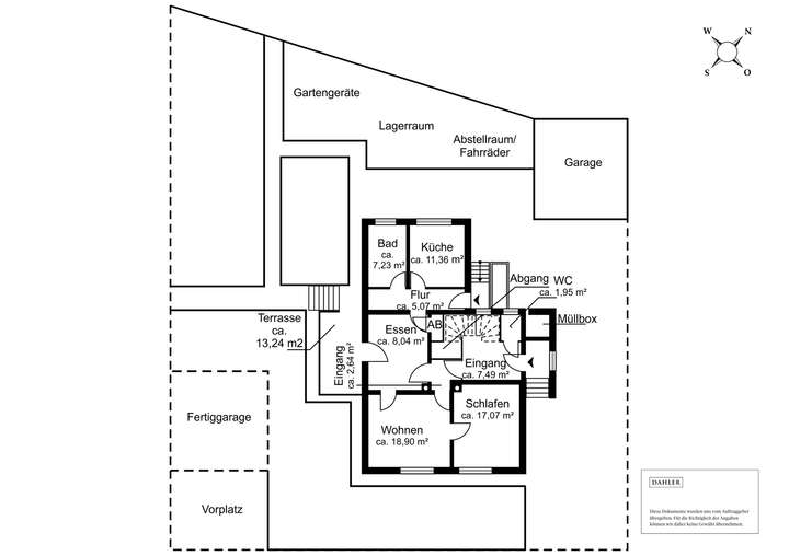 Grundriss Erdgeschoss