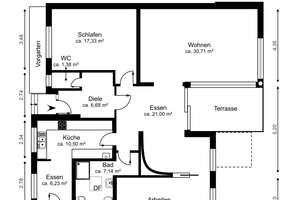 Hannover Marienwerder: Gartenhofbungalow und Garage, in besonderer Wohnanlage – Die vollständige Adresse der Immobilie erhältst du vom Anbieter., 30419 Marienwerder, Hannover – Vorschaubild 27