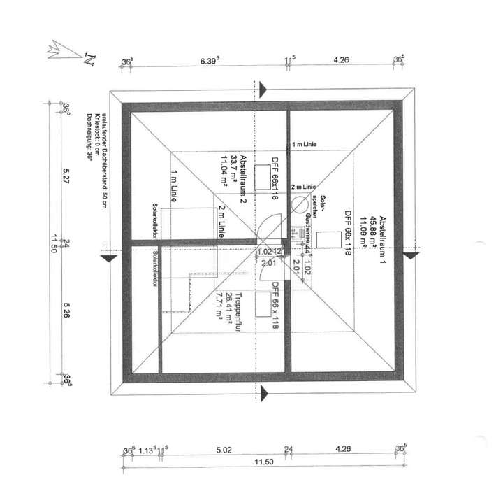 Grundriss Dachgeschoss