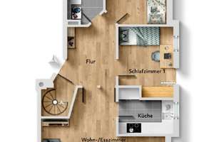 Blasewitz - familienfreundliche 4-Zimmer-Wohnung über 2 Etagen in exklusiver Villenlage – 1309 Blasewitz (Stadtteil), Dresden – Vorschaubild 2