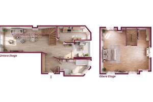 *Bezugsfrei* 
Stilvolle Maisonette mit Balkon und EBK – 2 Zimmer auf zwei Ebenen im Leipziger Osten – Geißlerstraße 3 WE09, 4315 Volkmarsdorf, Leipzig – Vorschaubild 2