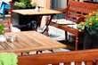 Café im historischen Hinterhof mit einmaligem Ambiente
