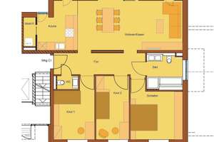 Helle und großzügige 4-Zimmer-Wohnung mit Terrasse in zentraler Lage