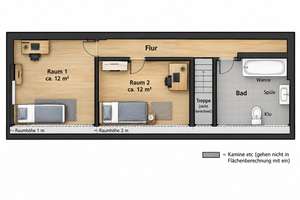 Alltagstaugliche 5-Zimmer-Wohnung in Recklinghausen – 45659 Paulusviertel, Recklinghausen – Vorschaubild 3