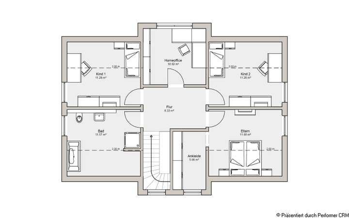 Grundriss Dachgeschoss