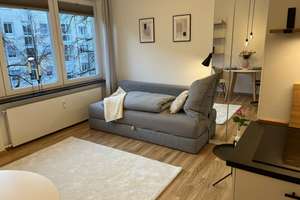 Frisch renoviert, vollständig und hochwertig eingerichtet: 1-Zimmer-Apartment am Olympiapark – Lerchenauer Straße 12, 80809 Am Luitpoldpark, München – Vorschaubild 13